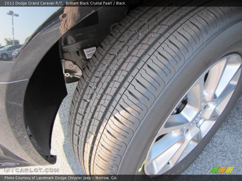 Brilliant Black Crystal Pearl / Black 2011 Dodge Grand Caravan R/T