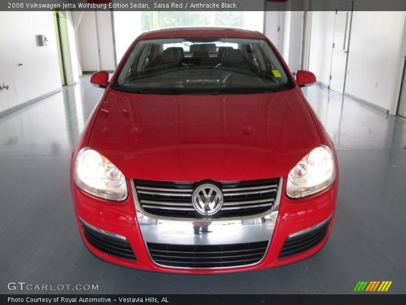 Salsa Red / Anthracite Black 2008 Volkswagen Jetta Wolfsburg Edition Sedan