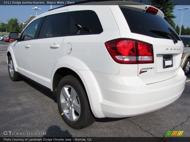 Bianco White / Black 2011 Dodge Journey Express