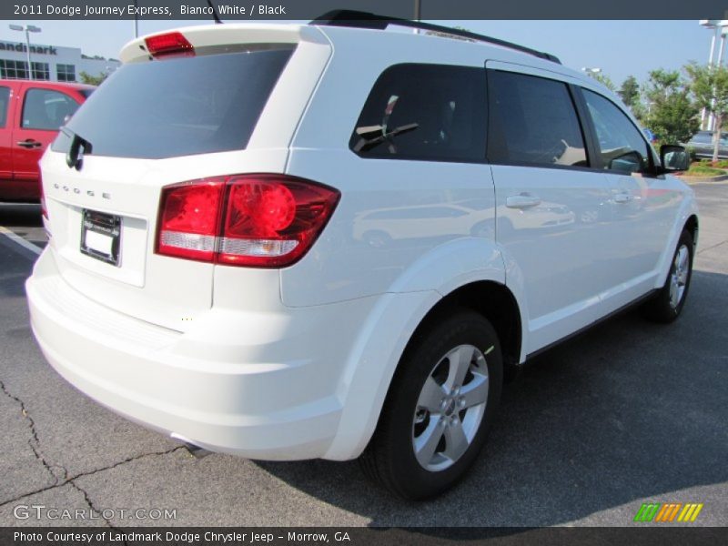 Bianco White / Black 2011 Dodge Journey Express