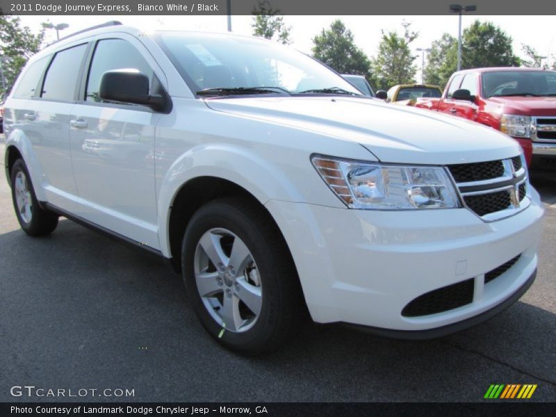 Bianco White / Black 2011 Dodge Journey Express
