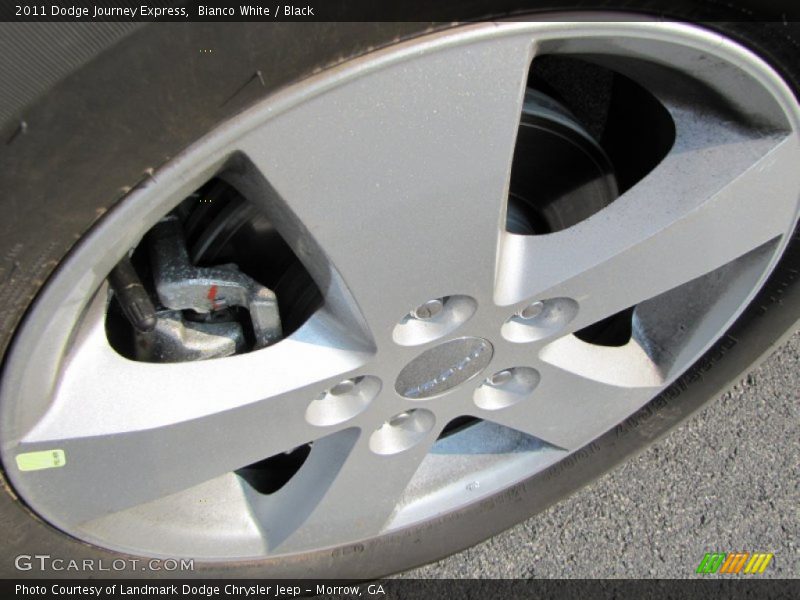 Bianco White / Black 2011 Dodge Journey Express