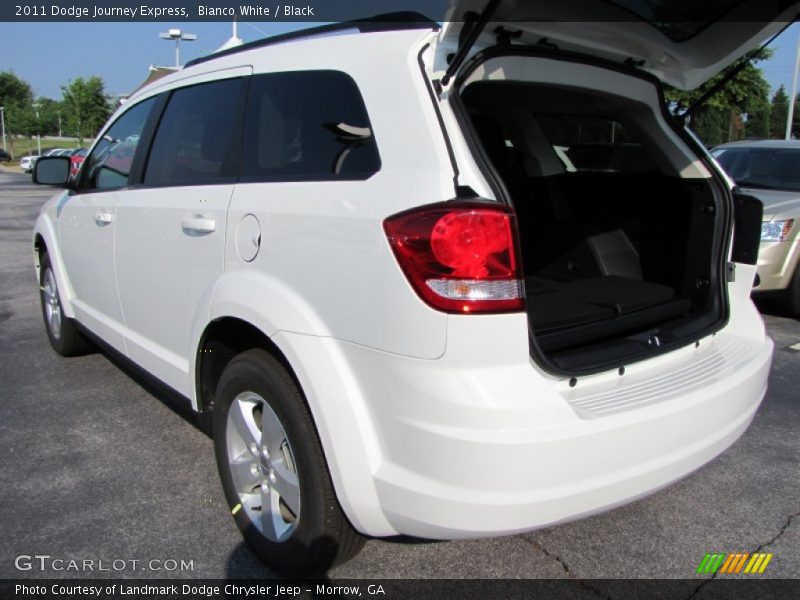 Bianco White / Black 2011 Dodge Journey Express