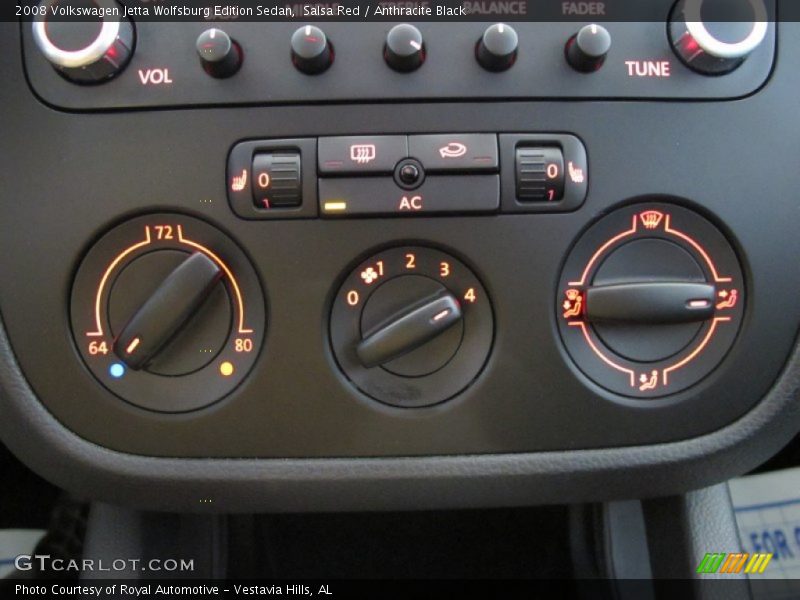 Salsa Red / Anthracite Black 2008 Volkswagen Jetta Wolfsburg Edition Sedan