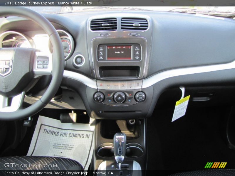 Bianco White / Black 2011 Dodge Journey Express