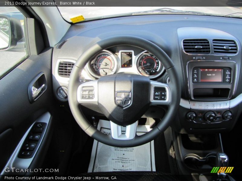Bianco White / Black 2011 Dodge Journey Express
