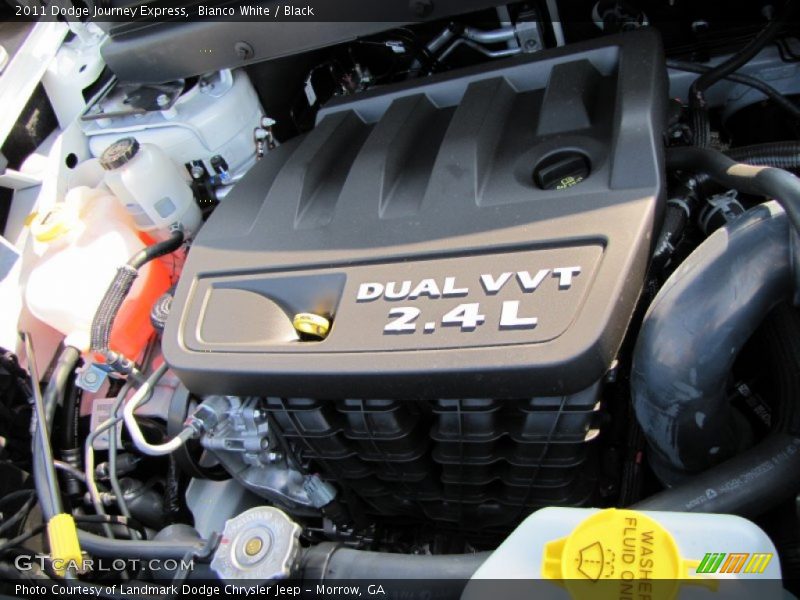 Bianco White / Black 2011 Dodge Journey Express