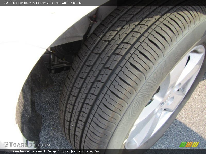 Bianco White / Black 2011 Dodge Journey Express