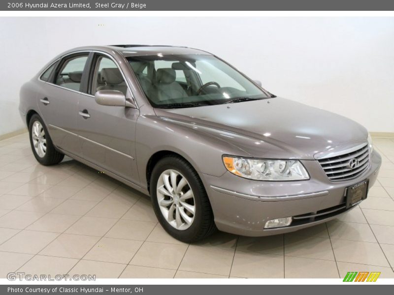 Steel Gray / Beige 2006 Hyundai Azera Limited
