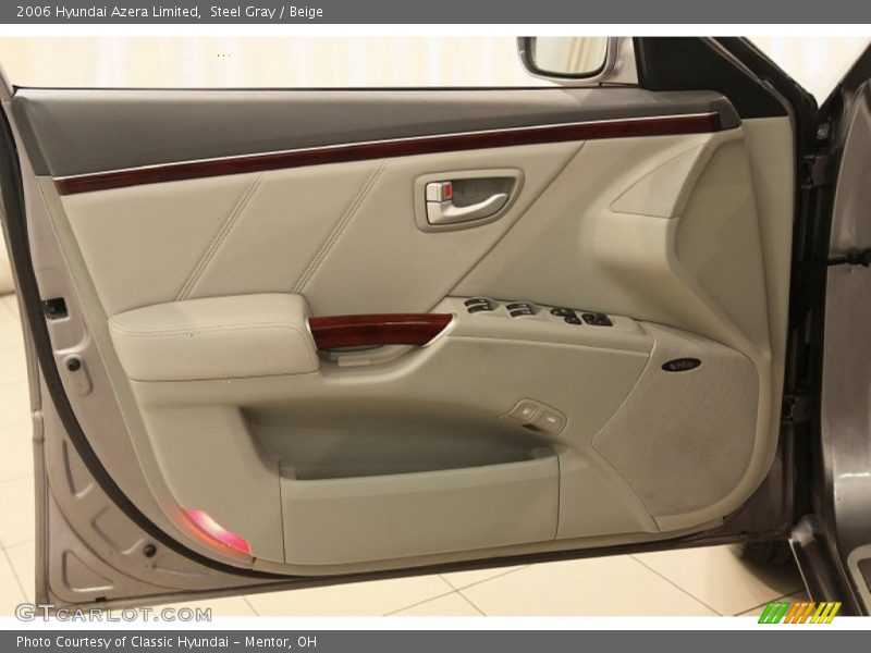 Steel Gray / Beige 2006 Hyundai Azera Limited