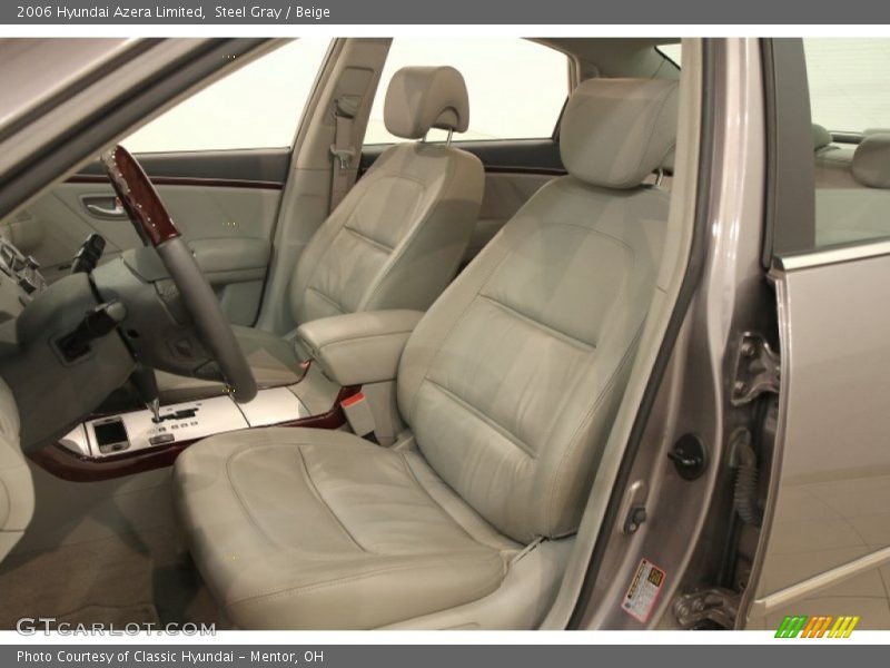 Steel Gray / Beige 2006 Hyundai Azera Limited