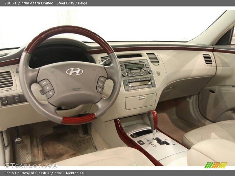 Steel Gray / Beige 2006 Hyundai Azera Limited