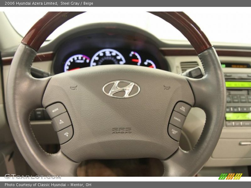 Steel Gray / Beige 2006 Hyundai Azera Limited