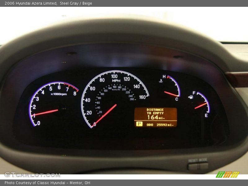 Steel Gray / Beige 2006 Hyundai Azera Limited