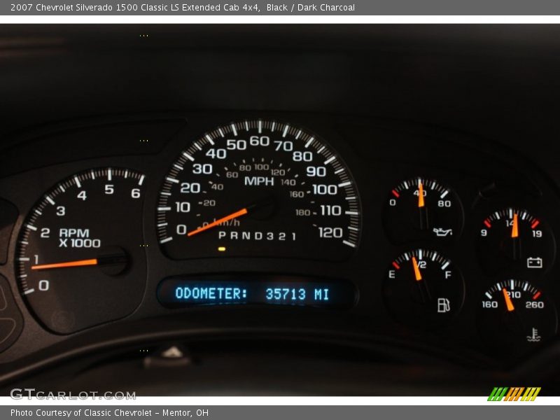  2007 Silverado 1500 Classic LS Extended Cab 4x4 Classic LS Extended Cab 4x4 Gauges