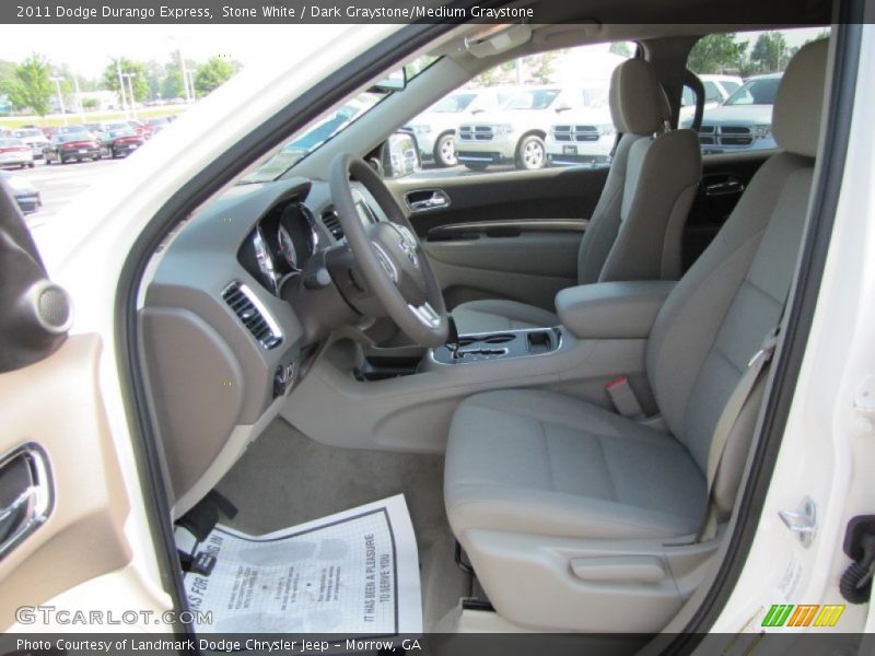Stone White / Dark Graystone/Medium Graystone 2011 Dodge Durango Express