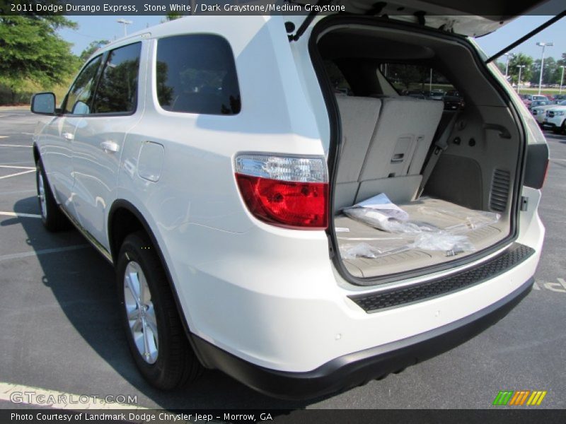 Stone White / Dark Graystone/Medium Graystone 2011 Dodge Durango Express