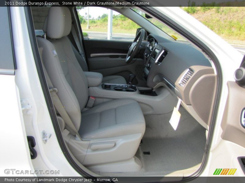 Stone White / Dark Graystone/Medium Graystone 2011 Dodge Durango Express