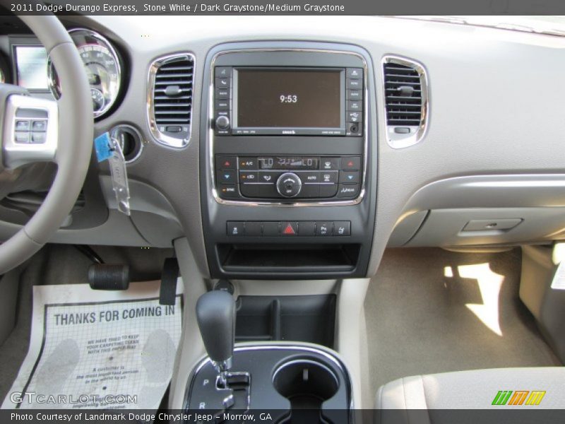 Stone White / Dark Graystone/Medium Graystone 2011 Dodge Durango Express