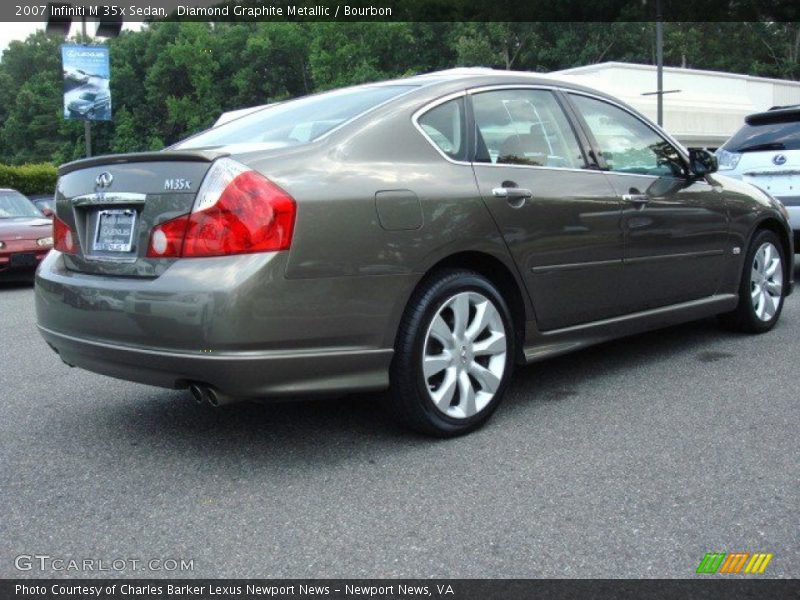 Diamond Graphite Metallic / Bourbon 2007 Infiniti M 35x Sedan