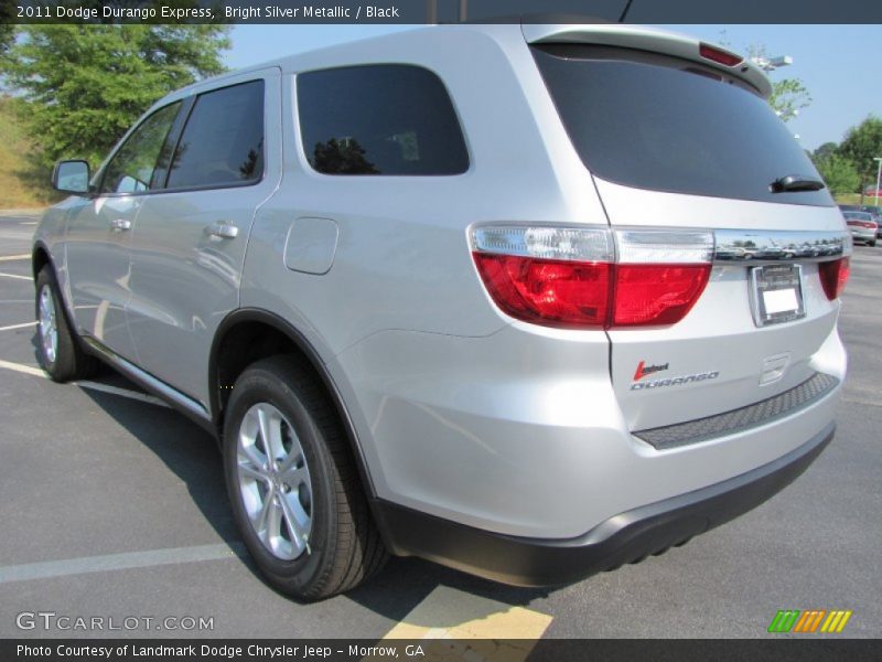 Bright Silver Metallic / Black 2011 Dodge Durango Express