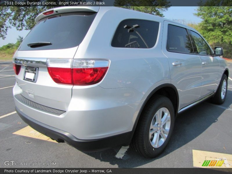 Bright Silver Metallic / Black 2011 Dodge Durango Express