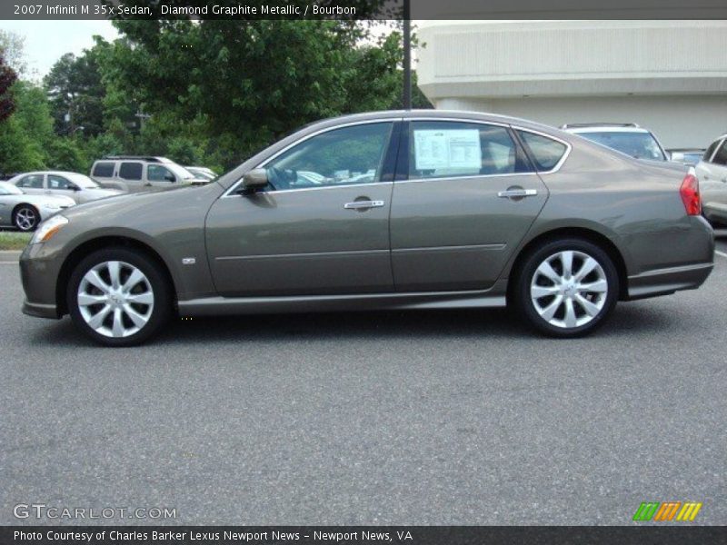 Diamond Graphite Metallic / Bourbon 2007 Infiniti M 35x Sedan