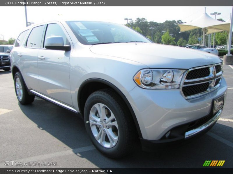 Bright Silver Metallic / Black 2011 Dodge Durango Express