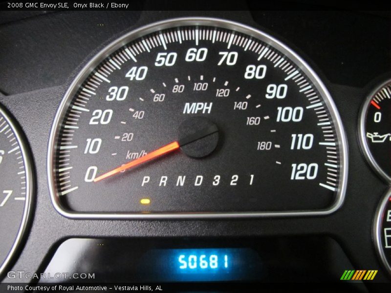 Onyx Black / Ebony 2008 GMC Envoy SLE