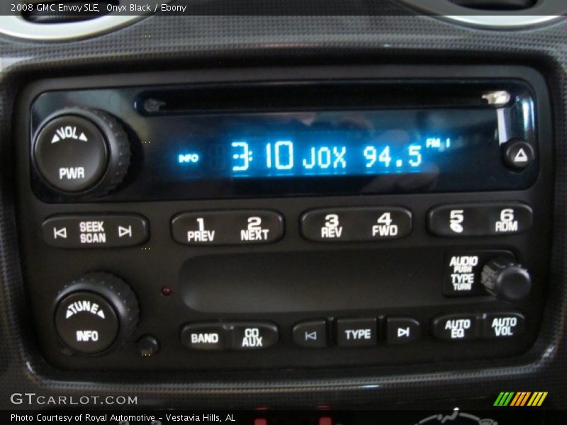 Onyx Black / Ebony 2008 GMC Envoy SLE