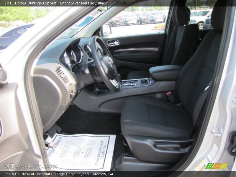 Bright Silver Metallic / Black 2011 Dodge Durango Express