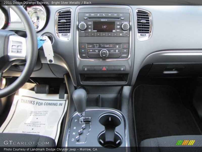 Bright Silver Metallic / Black 2011 Dodge Durango Express