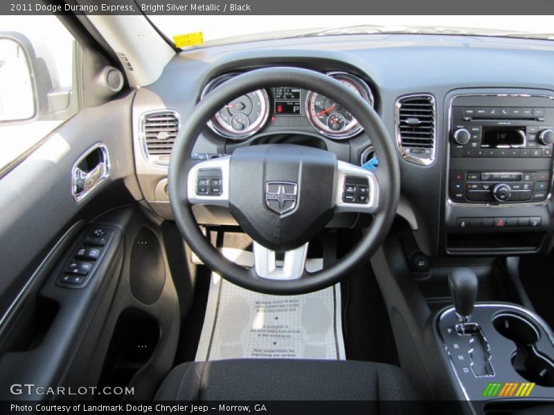 Bright Silver Metallic / Black 2011 Dodge Durango Express