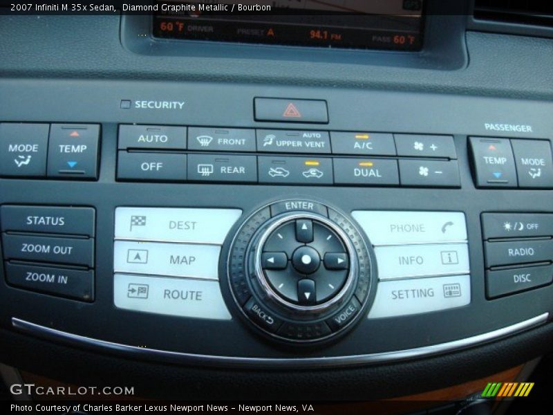 Diamond Graphite Metallic / Bourbon 2007 Infiniti M 35x Sedan