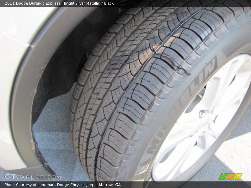 Bright Silver Metallic / Black 2011 Dodge Durango Express