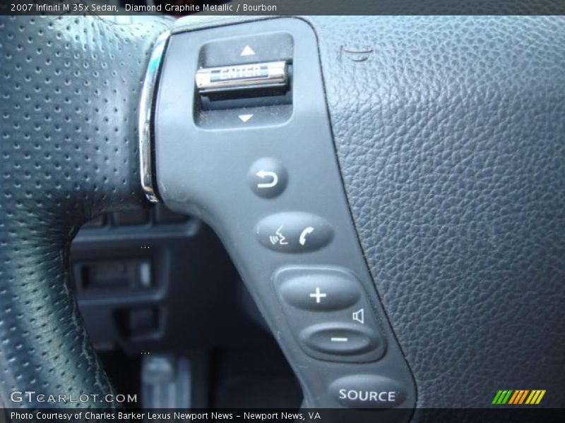 Diamond Graphite Metallic / Bourbon 2007 Infiniti M 35x Sedan