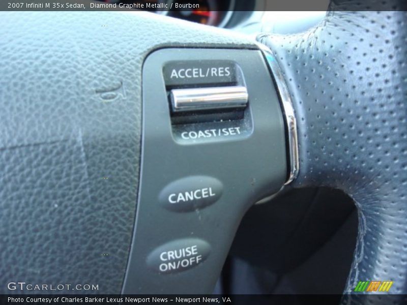 Diamond Graphite Metallic / Bourbon 2007 Infiniti M 35x Sedan