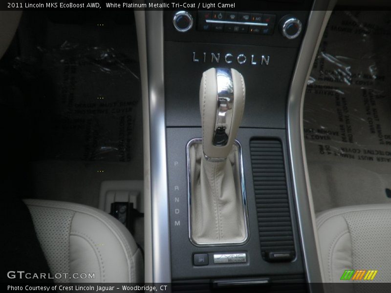 White Platinum Metallic Tri-Coat / Light Camel 2011 Lincoln MKS EcoBoost AWD