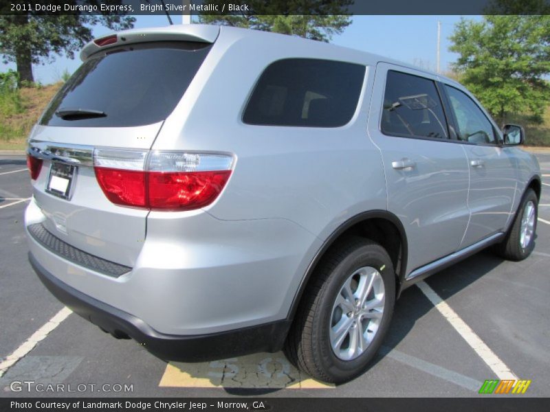 Bright Silver Metallic / Black 2011 Dodge Durango Express