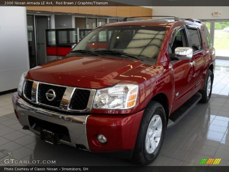 Red Brawn / Graphite/Titanium 2006 Nissan Armada LE 4x4
