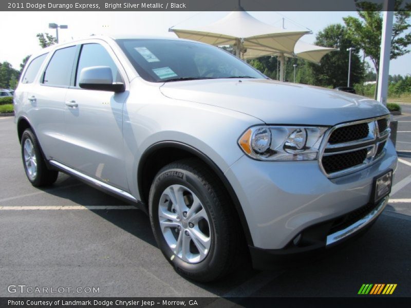 Bright Silver Metallic / Black 2011 Dodge Durango Express