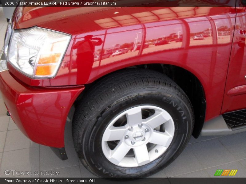 Red Brawn / Graphite/Titanium 2006 Nissan Armada LE 4x4