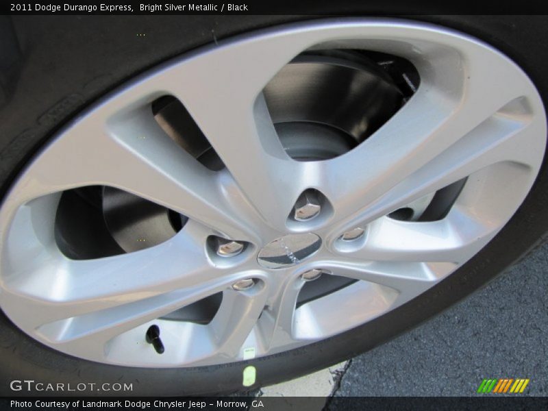 Bright Silver Metallic / Black 2011 Dodge Durango Express