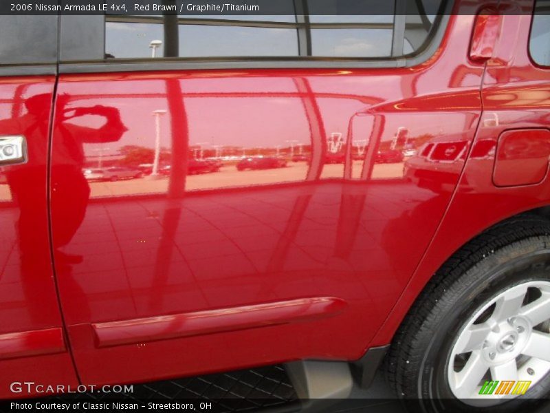 Red Brawn / Graphite/Titanium 2006 Nissan Armada LE 4x4