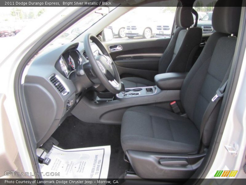 Bright Silver Metallic / Black 2011 Dodge Durango Express