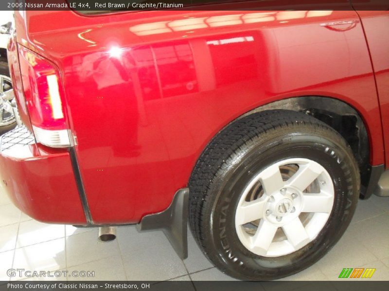 Red Brawn / Graphite/Titanium 2006 Nissan Armada LE 4x4