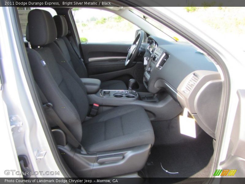 Bright Silver Metallic / Black 2011 Dodge Durango Express