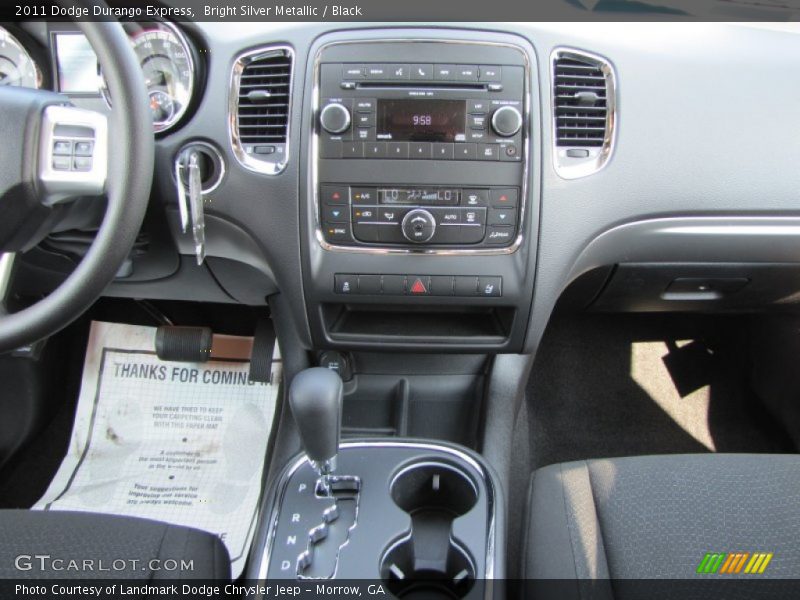 Bright Silver Metallic / Black 2011 Dodge Durango Express