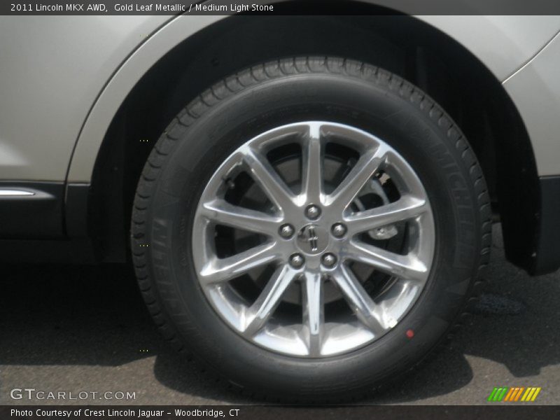 Gold Leaf Metallic / Medium Light Stone 2011 Lincoln MKX AWD