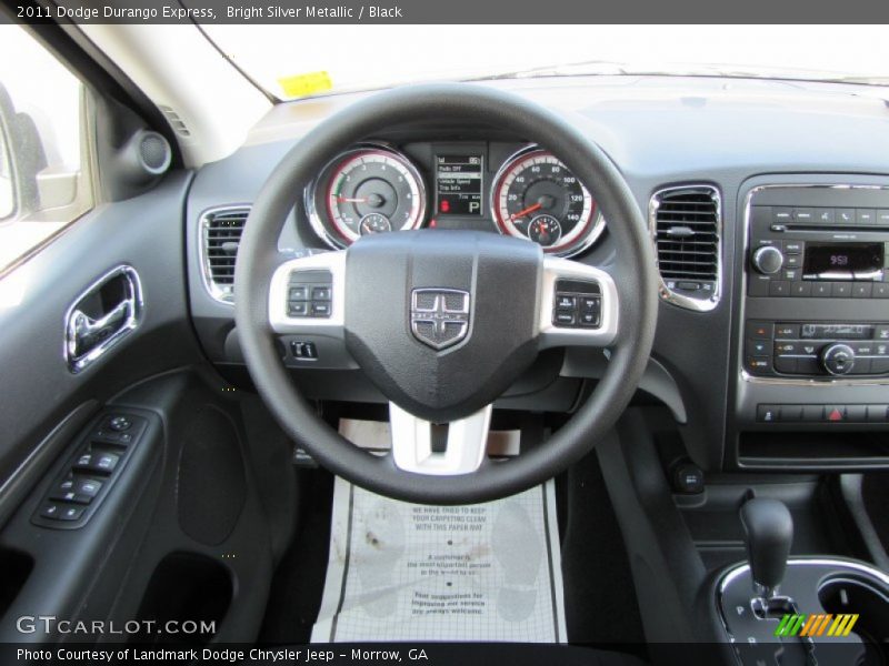 Bright Silver Metallic / Black 2011 Dodge Durango Express